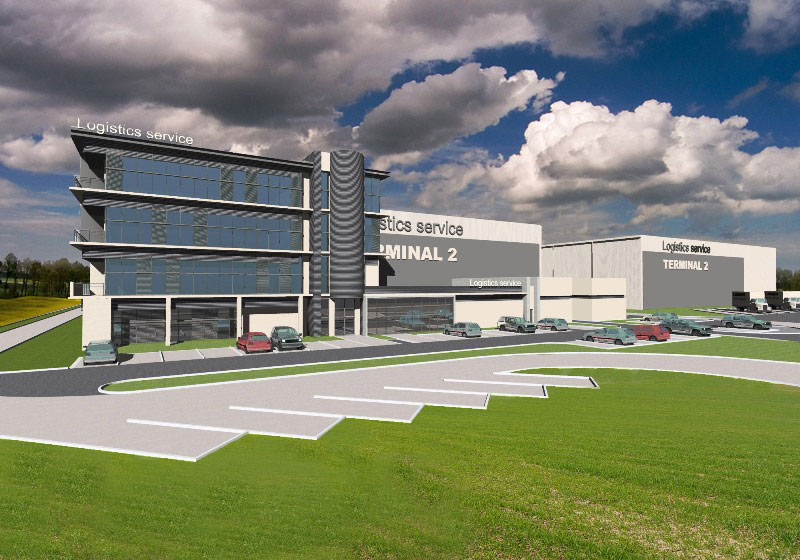 Projekt centrum logistycznego LOGISTIC SERVICE S.A.
