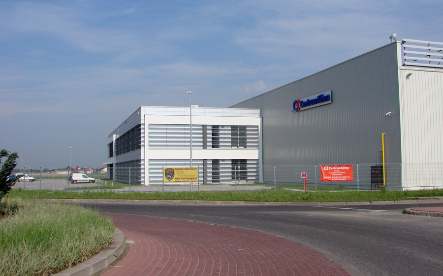Zakład produkcyjny urządzeń klimatyzacyjnych dla Centrum Klima