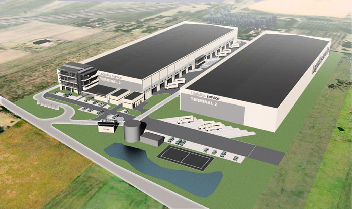 Projekt centrum logistycznego LOGISTIC SERVICE S.A.